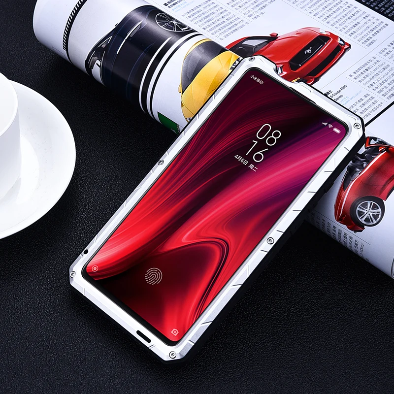 IMATCH Повседневный водонепроницаемый чехол для Xiao mi Red mi K20 Pro mi 9T Pro Роскошный Металлический силиконовый чехол Coque Полные Защитные чехлы для телефонов