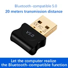 Адаптер Bluetooth 5,0, беспроводной USB-передатчик, приемник для наушников, компьютера, ноутбука, Win 10, 8
