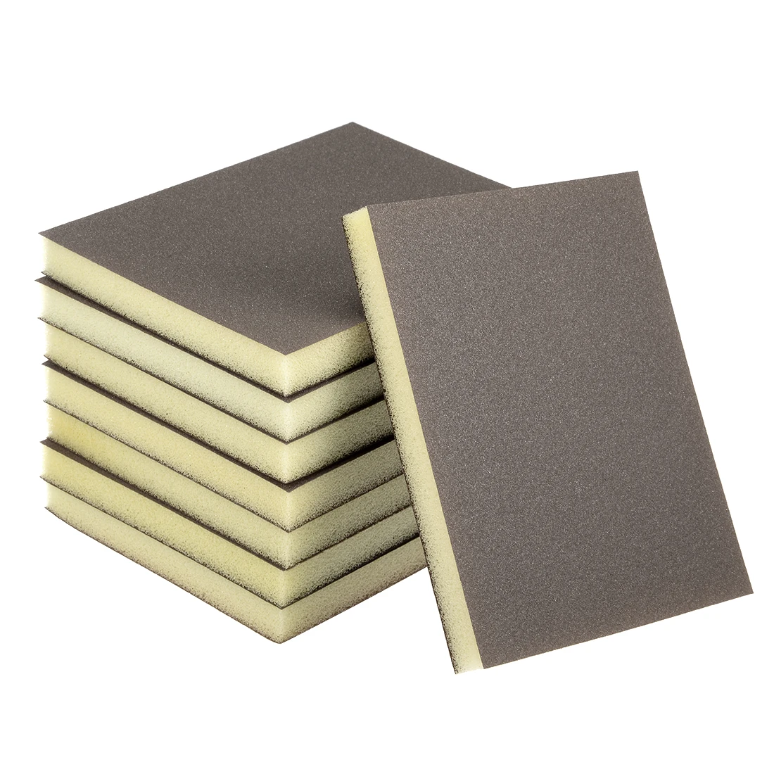 Uxcell 8 шт шлифовальная губка блоки 220 Grits средняя песчница Блок Pad 120x98x12 мм для кухни