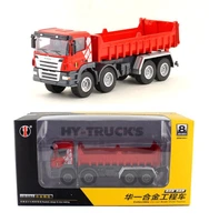 new 150 alloy truck dump truck model site dump truck transport car model boys toys gifts free shipping