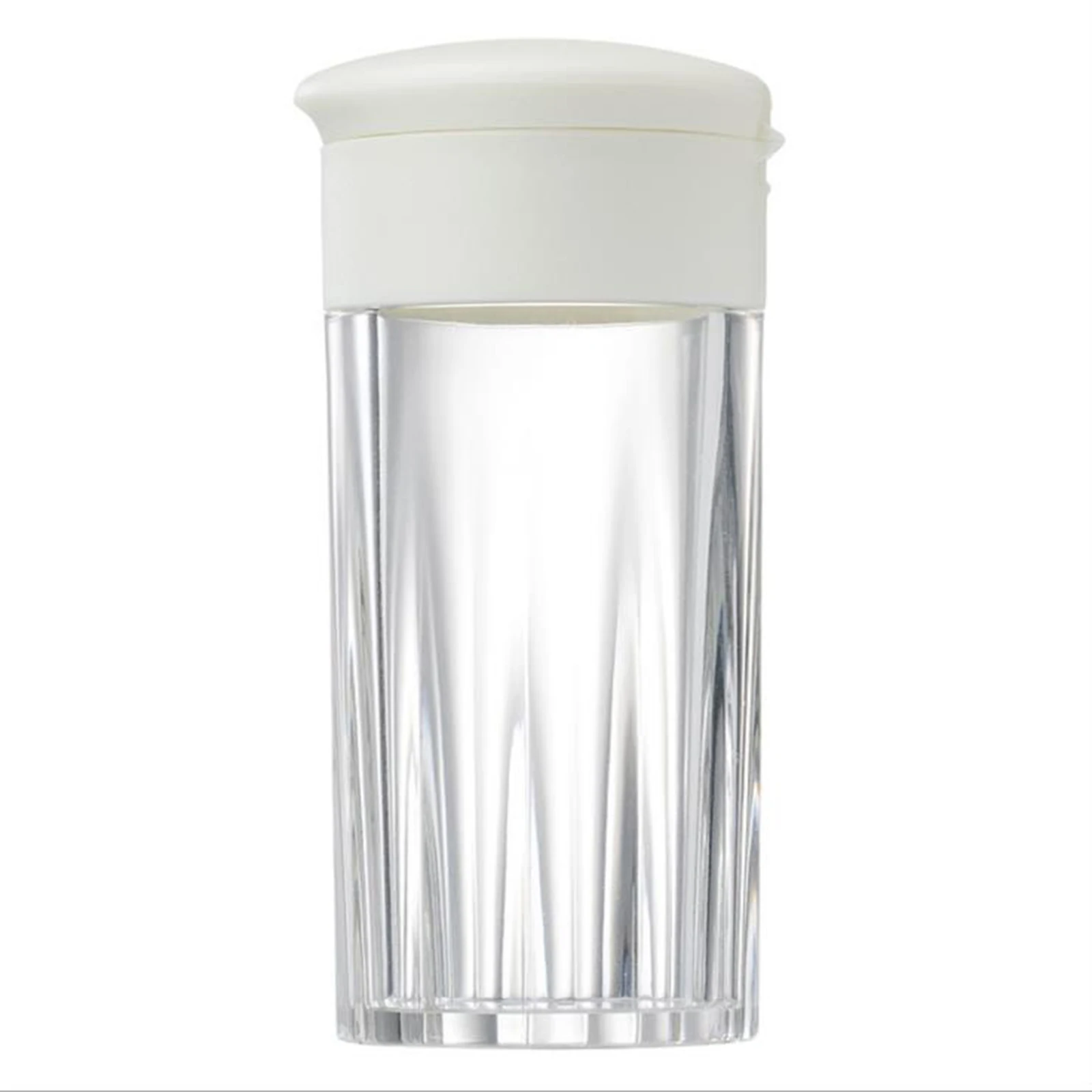

2021 New Salt Pepper Storage Bottle Powder Seasoning Sealed Waterproof Clear Jar with Foldable Cover Gravy Boats