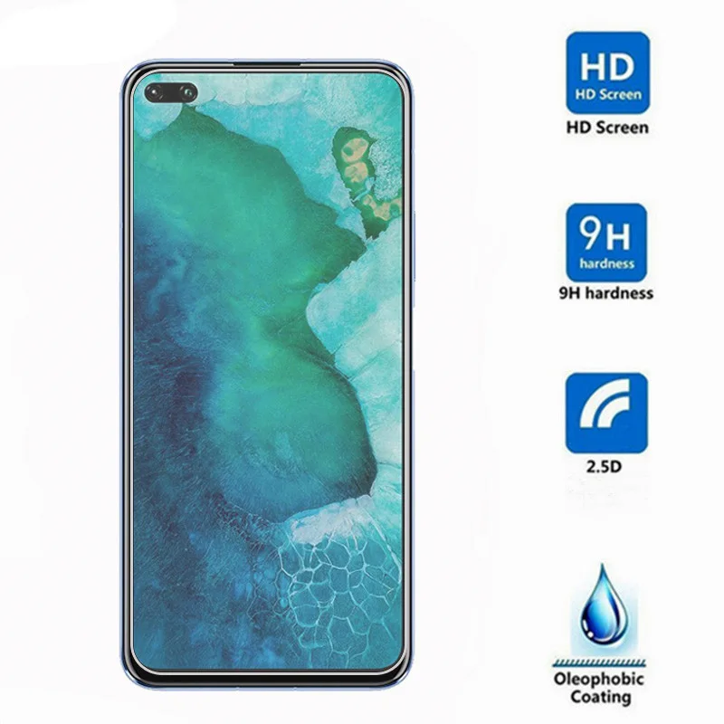 2 piezas para Huawei Honor V30 vidrio para Honor V30 Pro pel&iacute;cula de pantalla de vidrio templado vidrio para Honor View30 vidrio protector-1