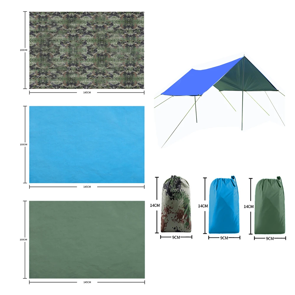 Многофункциональный тент водонепроницаемый брезент влагостойкая накидка