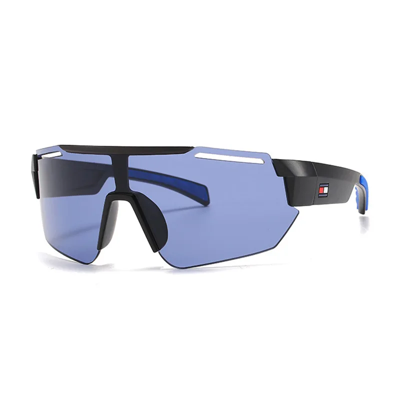 

New colorful bicycle sunglasses men's trend sunglasses body piece Europe and the United States cool outdoor windscreen 1721.