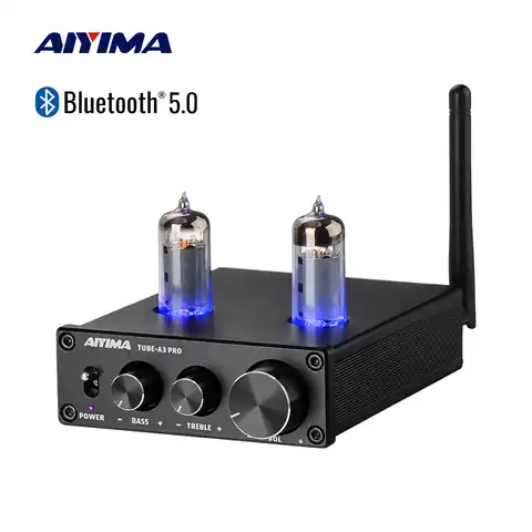 AIYIMA ламповый усилитель предусилитель Bluetooth 5,0 желчь предварительно усилитель ламповый предусилитель с высокими частотами басовый тон регу...