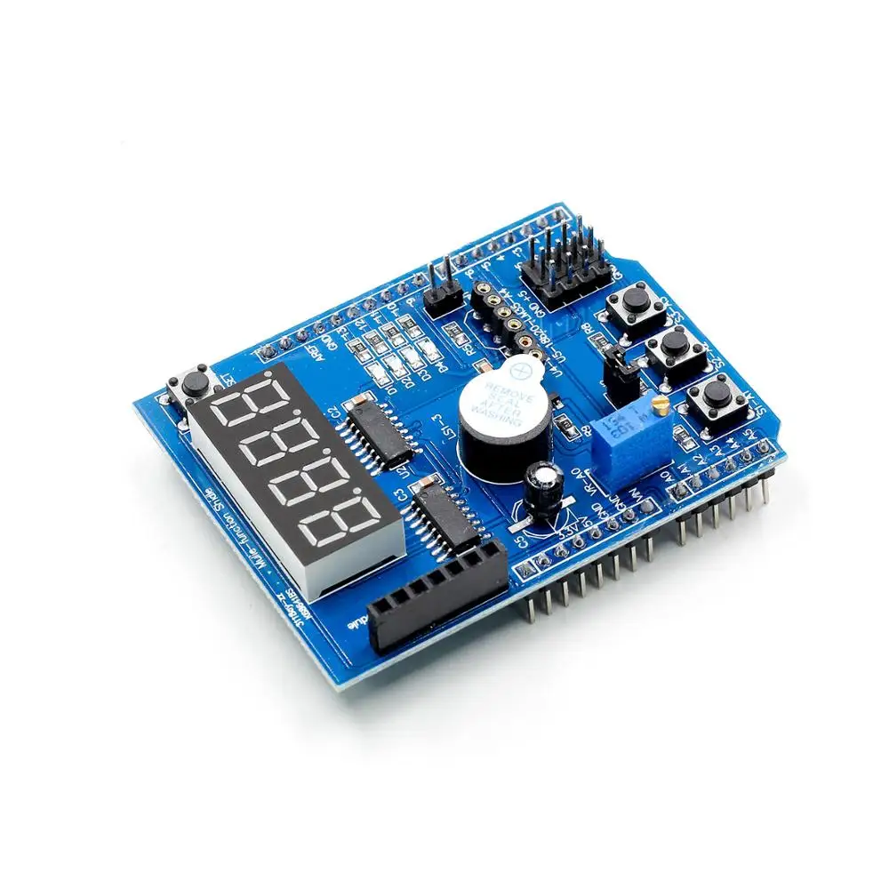 Multifunctional expansion board kit based learning for arduino UNO r3 LENARDO mega 2560 Shield | Электронные компоненты и