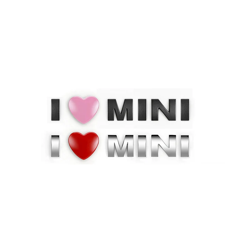 

Car modification 3D metal decoration sticker For MINI COOPER S JCW F55 F56 F60 R56 R60 R61car accessories exterior styling