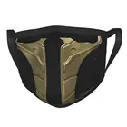 Многоразовая маска для лица Jade Mortal Kombat, маска против смога, защитная маска, респиратор, маска для рта