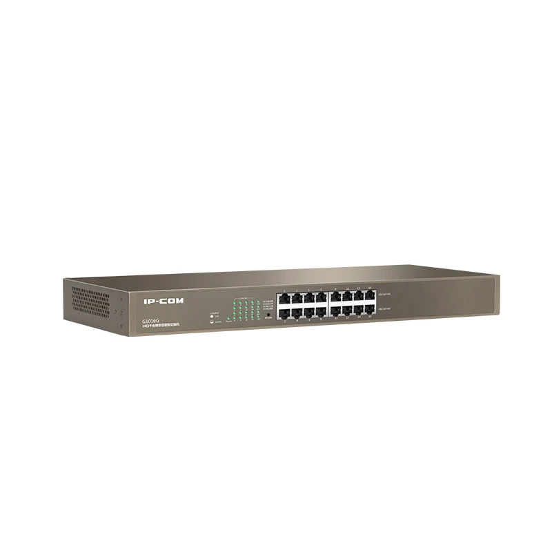 16 портовый 1000M гигабитный сетевой коммутатор IPCOM G1016G автоматический MDI/MDI X