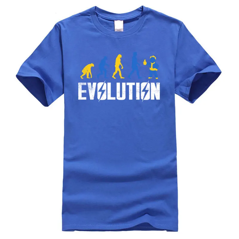 Футболки с принтом Evolution летняя футболка в стиле хип-хоп Харадзюку на заказ