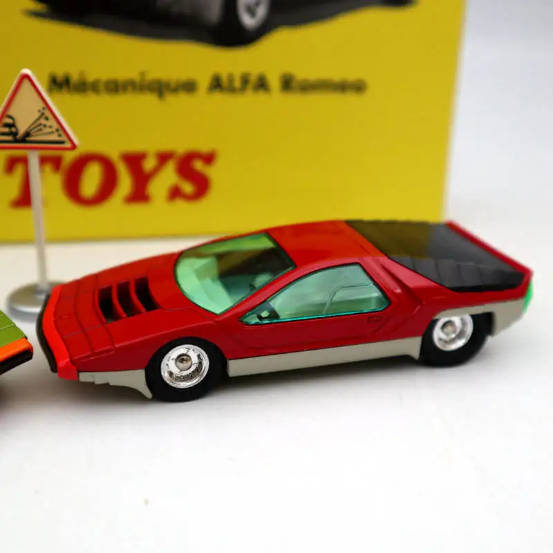 1:43 Atlas Dinky набор игрушек 1426 1426P карабин Bertone mechanique Alfa Romeo литые под давлением модели