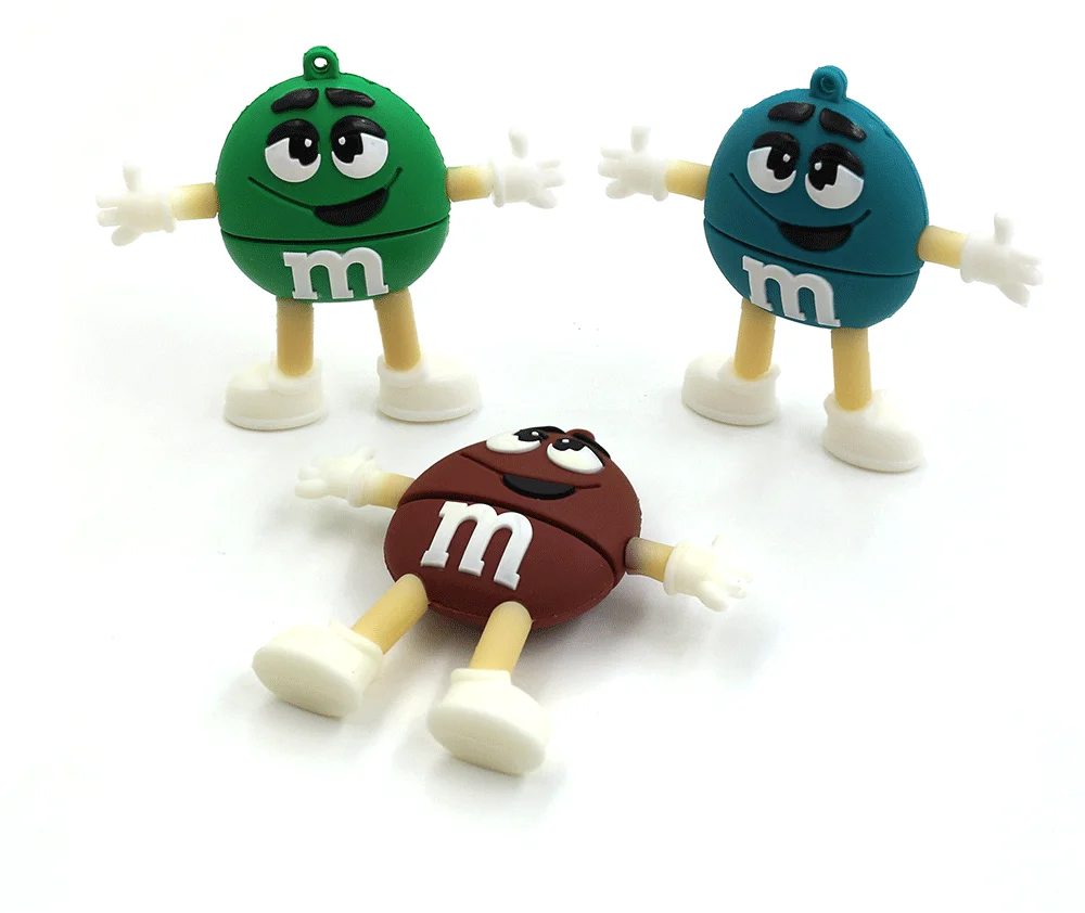 Милый флеш-накопитель u-диск 32gb 16gb 8gb rainbow beans M& M bean usb флеш-накопитель прекрасный подарок полная емкость 64gb флешка cle usb loptop