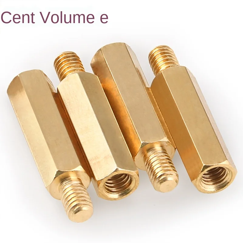 Шестигранная медная Колонка M2M2.5 с одной головкой латунная пластина шасси