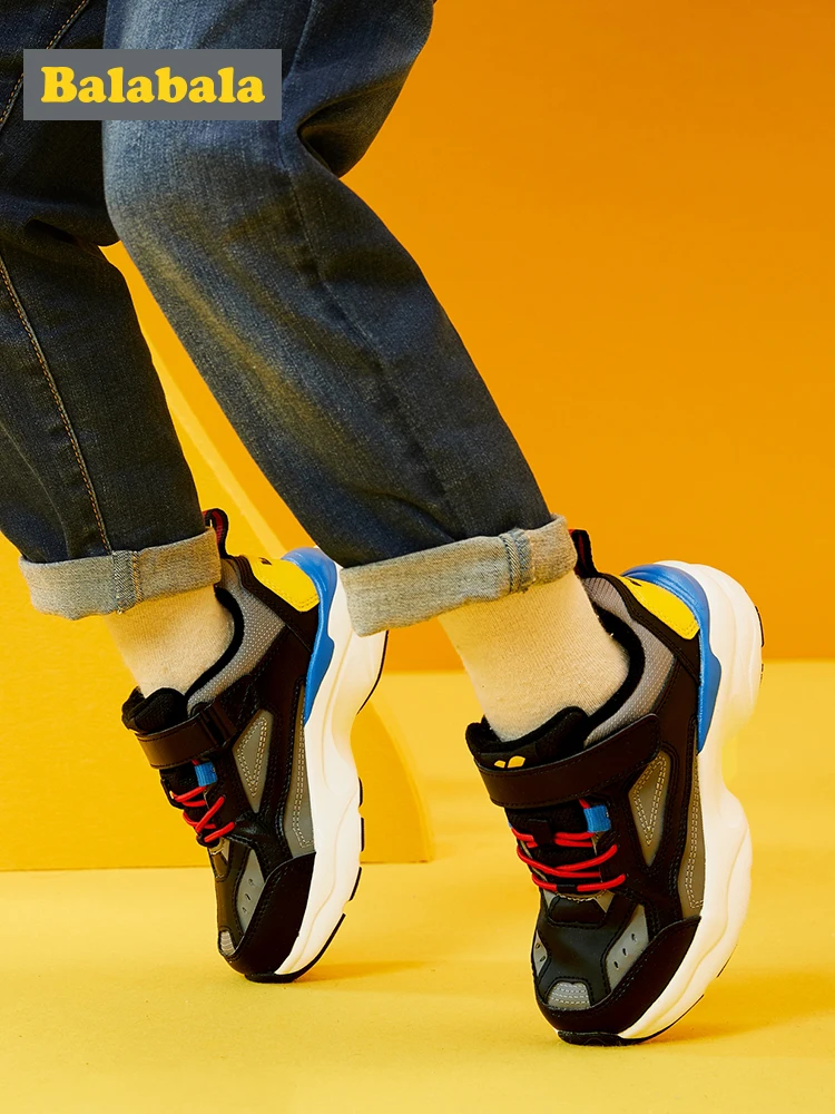 Balabala детская обувь спортивная для мальчиков кроссовки новинка 2019 больших
