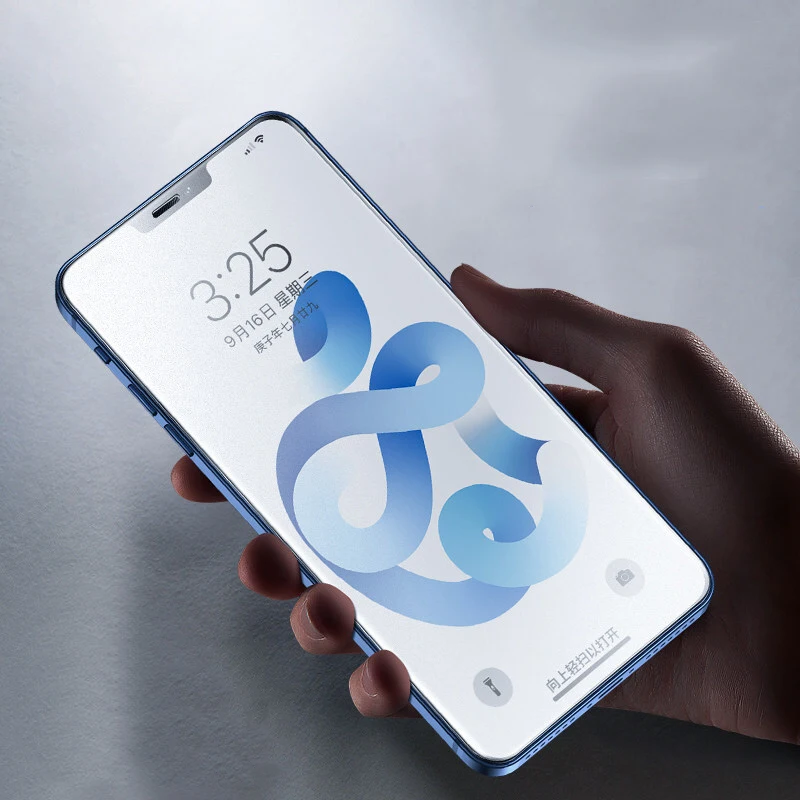 Матовое закаленное стекло для iPhone 12 Pro Max Mini 11 Защитная пленка экрана 6 6S Plus 7 8