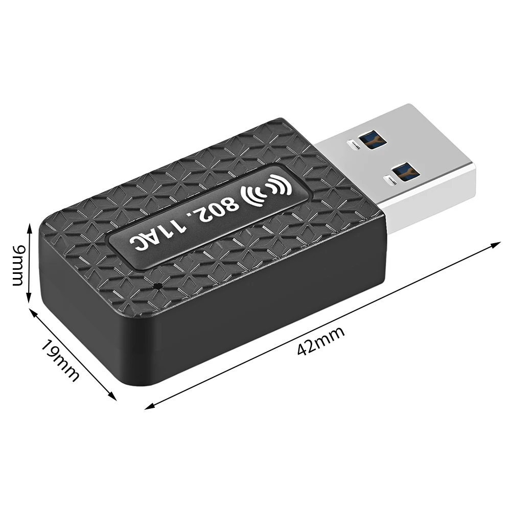 

USB 3.0 Wifi Adapter 1300Mbps Dual Band Antenna 2.4G/5.8G Ethernet Network Card Receiver Wireless Wifi USB Dongle For PC Laptop