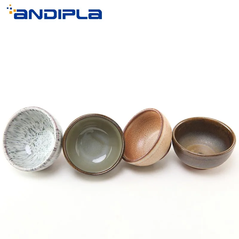 60 мл японский стиль аутентичная Исин фиолетовая глиняная чашка для чая глазурь