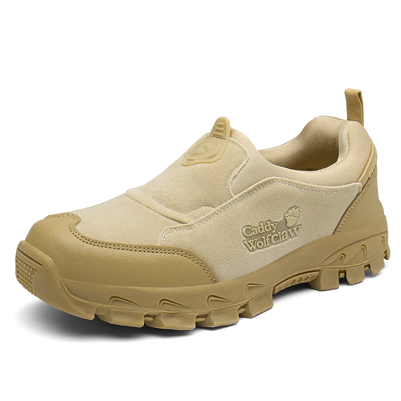 

2022 Outdoor Men Winter Autumn Mountain Climbing Hiking Shoes Tactical Combat Army Boots Desert Training Sneakers Trekking Flats
