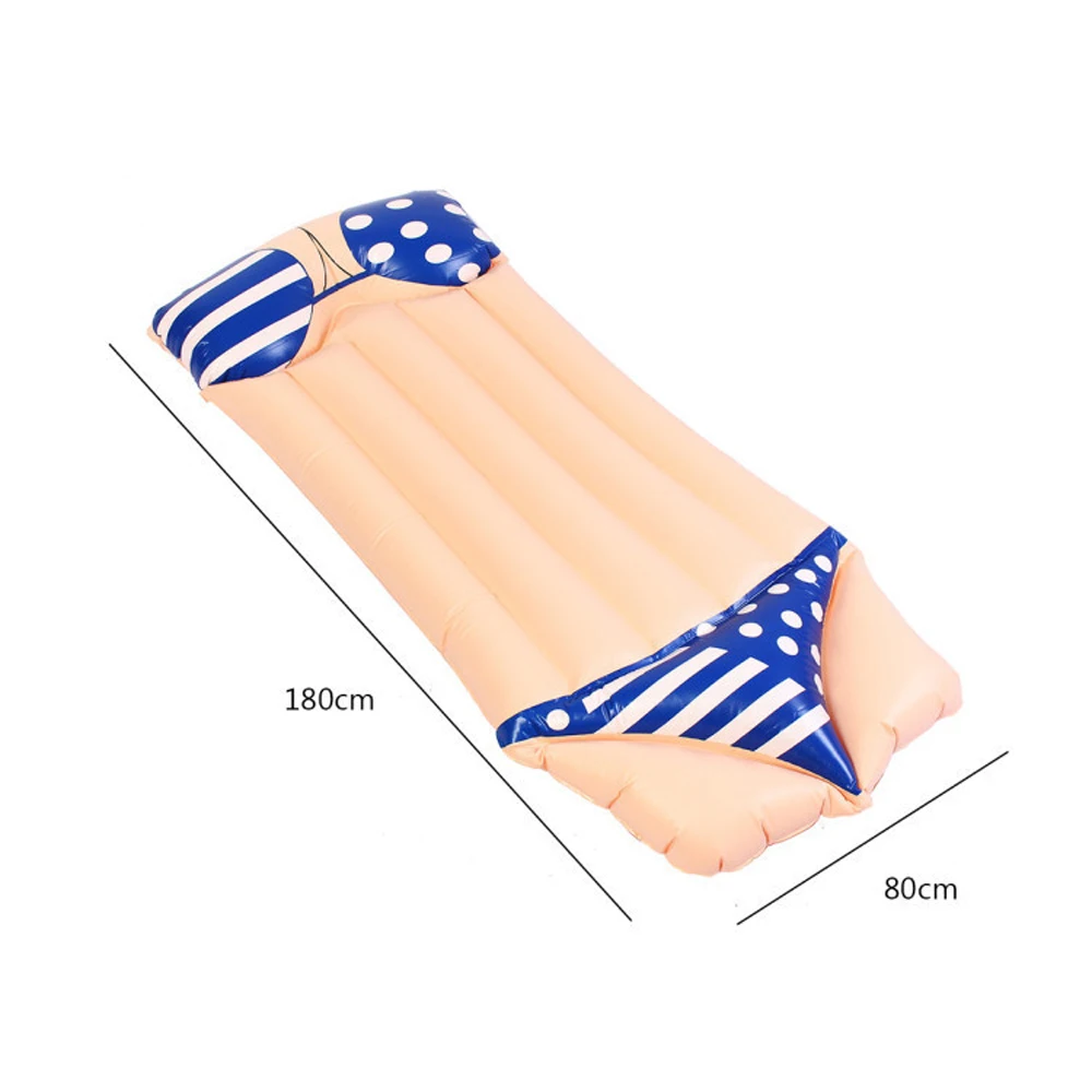 

Hot Sale Inflatable Bikini Floating Bed Water Air Swimming Pad Water Hammock Pool Float Foam Mat