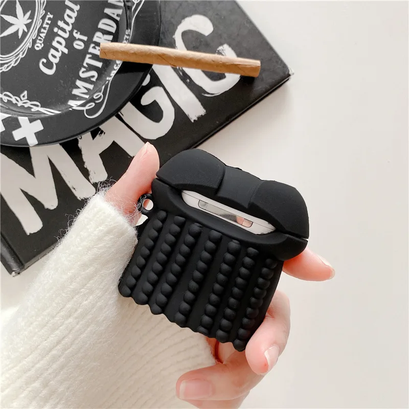 

Funny Airpods Case Pirates of the Caribbeann Silicone Luxury Novelty Wireless Headphones Protection Cover