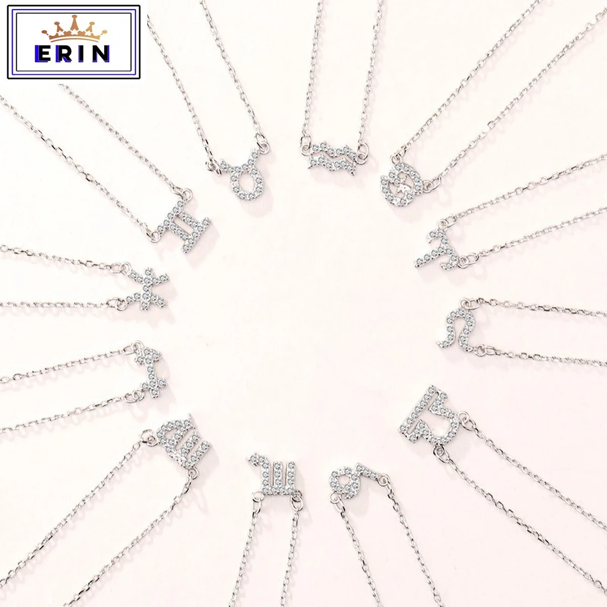 

High quality SWA. 12 constellation female creativity simple constellation pendant temperament personality lucky Necklace