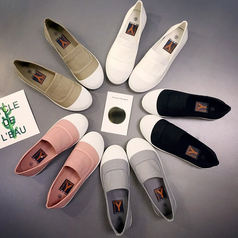 

Joinyouth Casual White Shoes Women Slip-on for summer autumn footwear