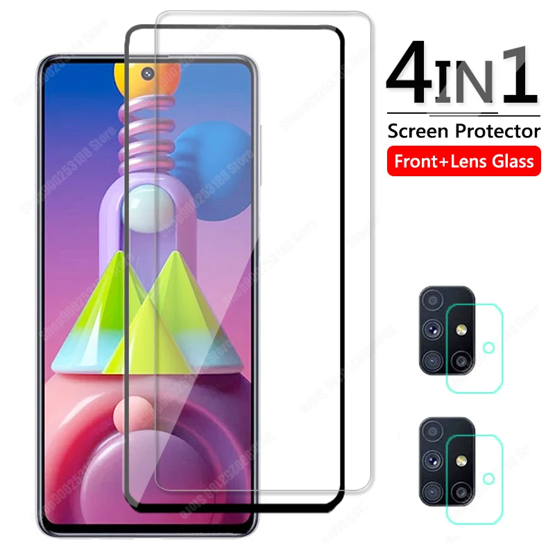 

For Samsung Galaxy M51 Protective Glass On For Samsung M21 M31S M31 M11 M01 Camera Screen Protector Full Cover Tempered Film