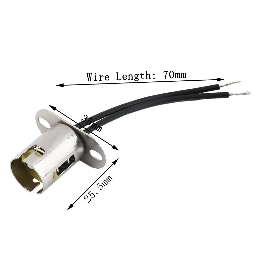 

1Pc Car Parts Ceramic Socket Xenon LED Light Bulb Auto Truck Connector Extension S25 1157 BA15D