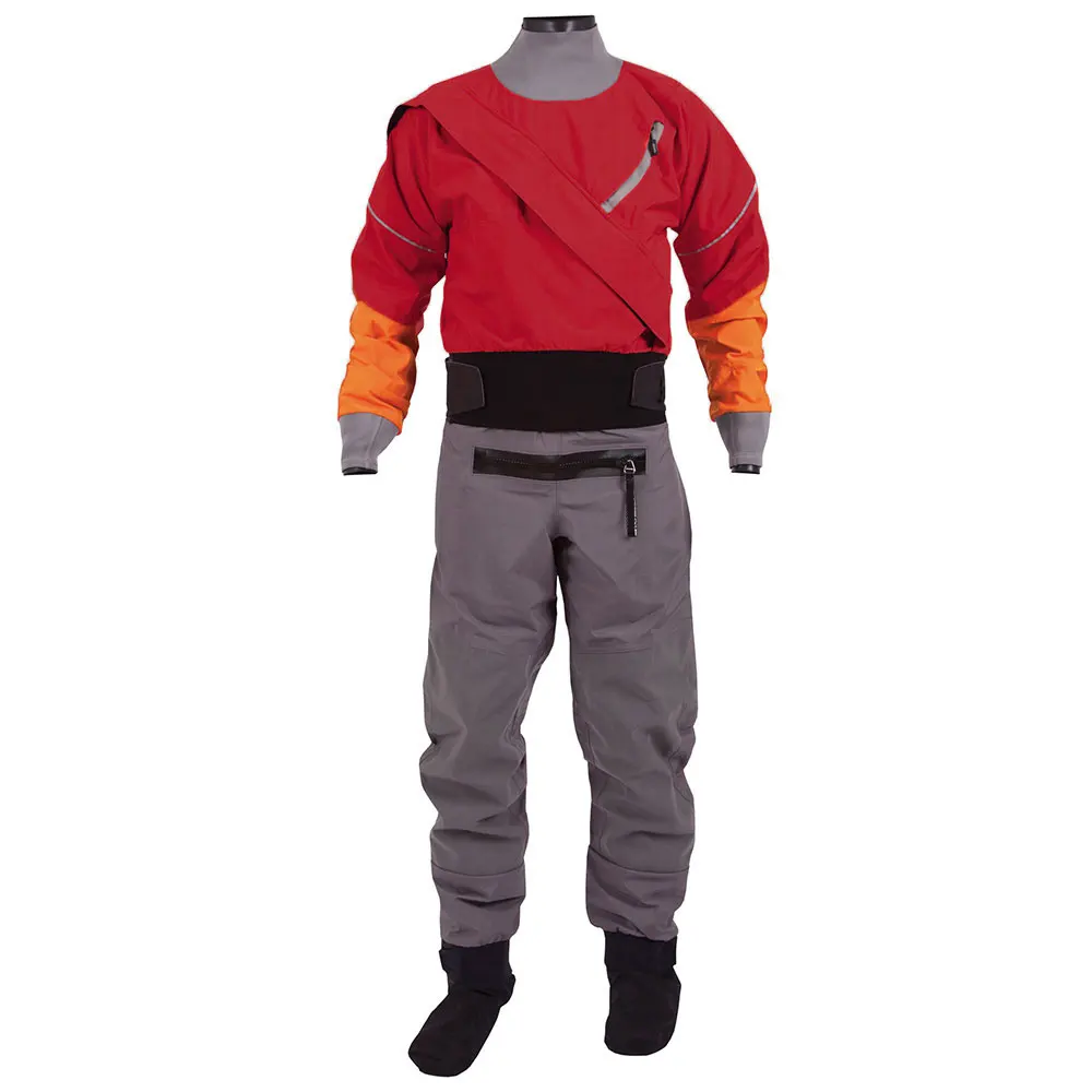 Men's Drysuit For Kayak 3-Layers Waterproof Material Fabric DM17 Kayaking Surfing Padding Spring Winter One Pieces | Спорт и