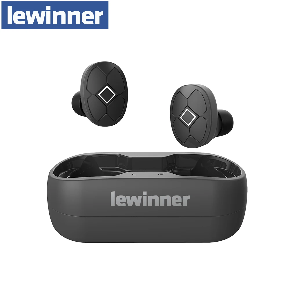 Lewinner V5 TWS беспроводные наушники водонепроницаемая HiFi гарнитура Bluetooth 5 0 с