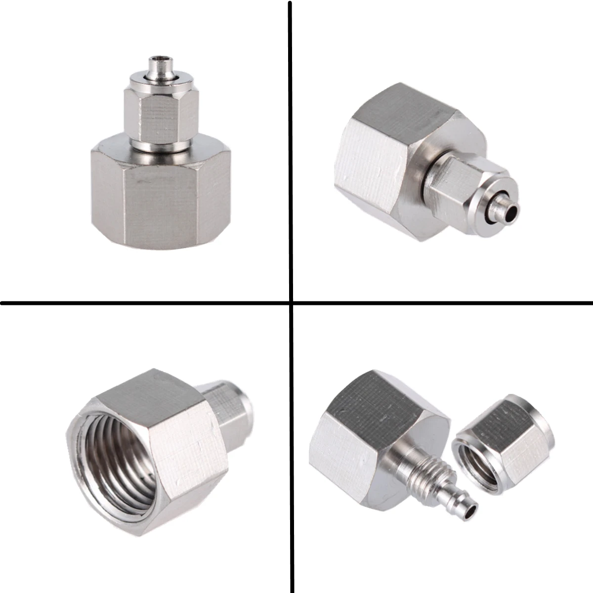 КПМ Копер 1/8 &quot1/4" 3/8 &quot1/2" BSP пневматические фитинги пуш ап в быстрый разъем
