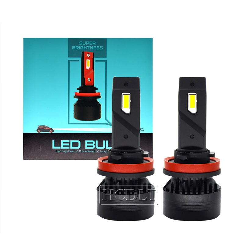 HCDLT High Power 90W 20000LM F3 Canbus Car Headlight LED H4 H1 H7 H8 H11 9005 9006 9012 Auto Headlamp 6500K White Fog Light Bulb |