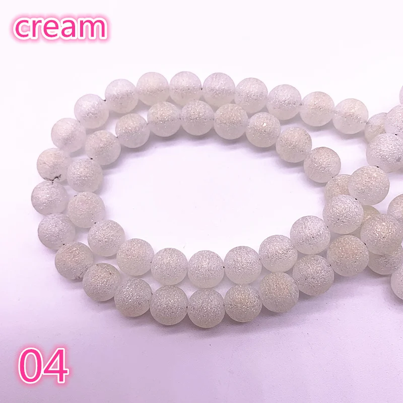 

Wholesale 6/8mm Frosted Matt Austrian Crystal Beads High Quality Glass Loose Beads Handmade DIY Jewelry Making For Bracelet #04