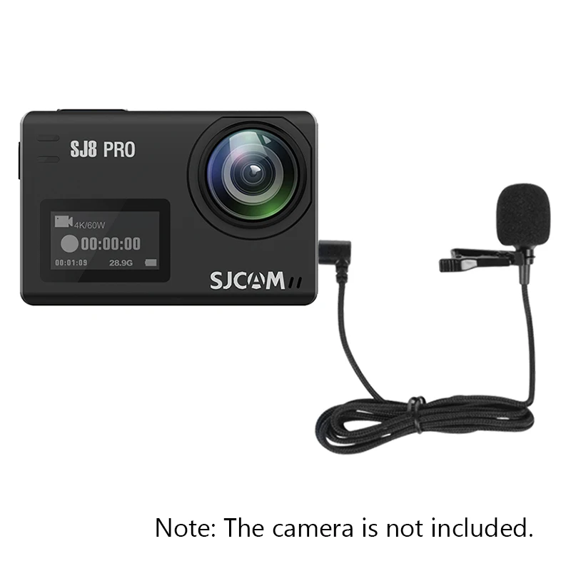 SJCAM SJ8 SJ10x удлиняющий микрофон Аксессуары Тип C внешний для Pro / Plus Спортивная