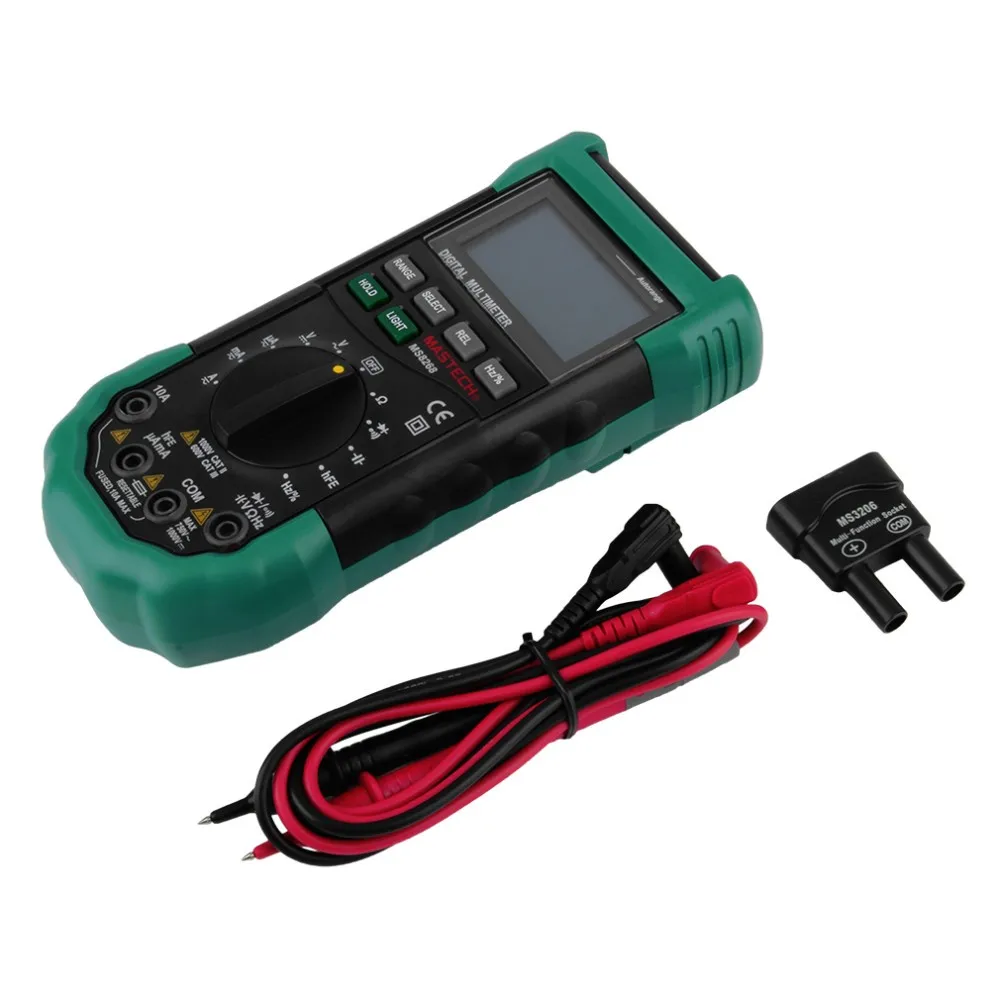 MASTECH MS8268 Автоматический диапазон цифровой мультиметр AC/DC напряжение тест er Ом частота измеритель емкости диод тест