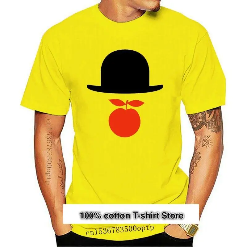

Camiseta de манга corta Rene Magritte para hombre, Design de moda de verano, ropa informal, Tops, novede 2021, 2021