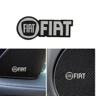 3D наклейка для стайлинга автомобиля, алюминиевая эмблема, внутренняя звуковая Эмблема для Fiat Panda Bravo Punto Croma 500 595