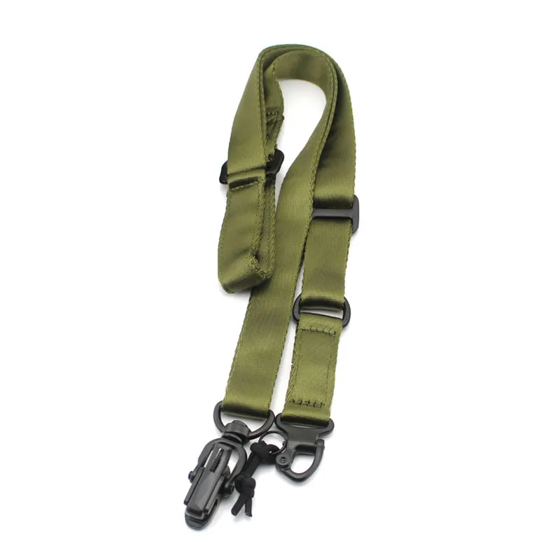 

Double Point Tactical Multi-Mission Adjustable Rifle Gun Sling Strap Multi-function Sling System Shooting Belt Mount Set