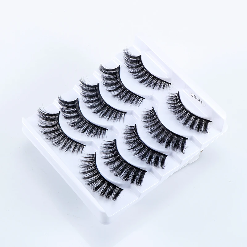 5 пар накладные ресницы из искусственной норки 9 18 мм|Ресницы Набор| |