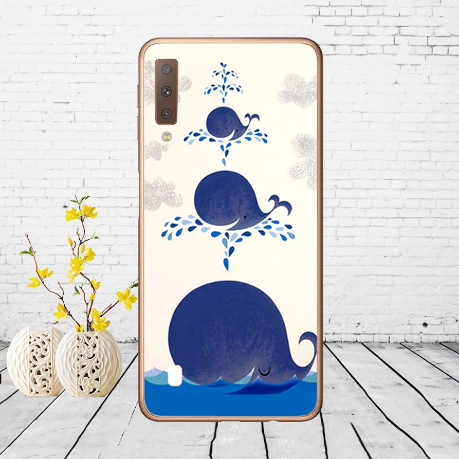Чехол для samsung Galaxy A7 силиконовый чехол для телефона с принтом чехол-накладка на заднюю крышку для samsung A7 A750 A750F 6,0 дюймов - Цвет: K22