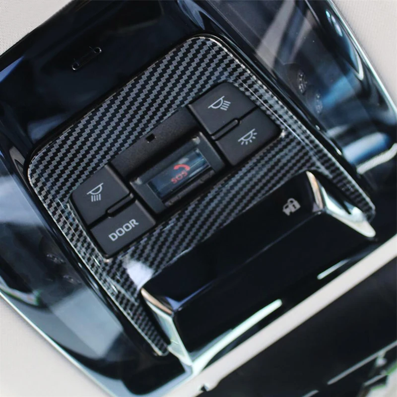 

Car Styling Front Reading Light Cover Trim Lamp Decoration Trims Cover for Toyota Harrier Venza 2020 2021