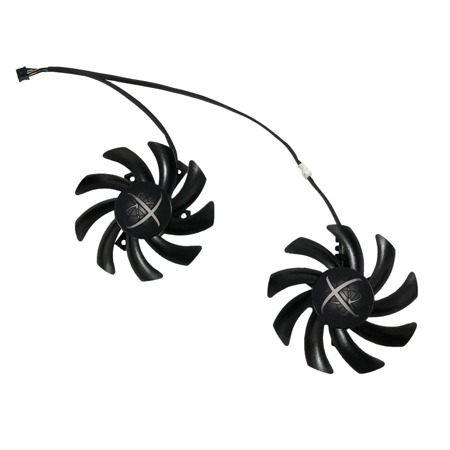 

Вентилятор для графического процессора XFX R9 270X/285/280/290/290X/280X/390/390X RX480 RX470, охлаждение карты VGA, 2 шт./компл.