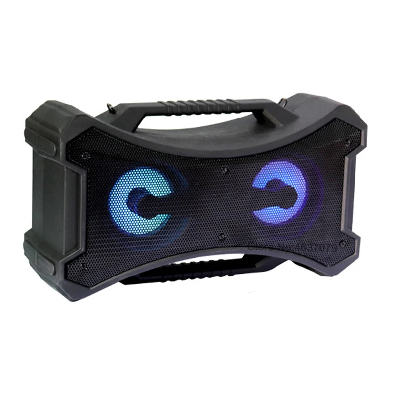 Супер бас Портативный беспроводной bluetooth сабвуфер с микрофоном/TF/USB/FM радио