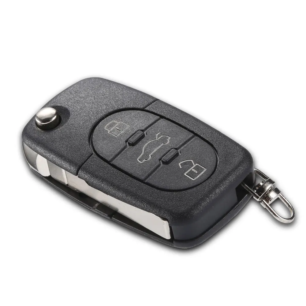 WhatsKey Замена для Audi TT A2 A3 A4 A6 A8 HU66 Blade 2/3 Кнопка откидной дистанционный