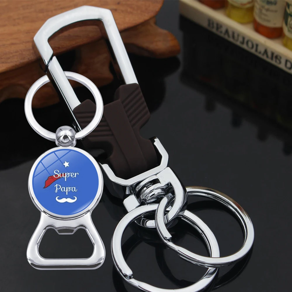 Открывалка для бутылок брелок ключей кольцо-держатель ювелирные изделия ручной