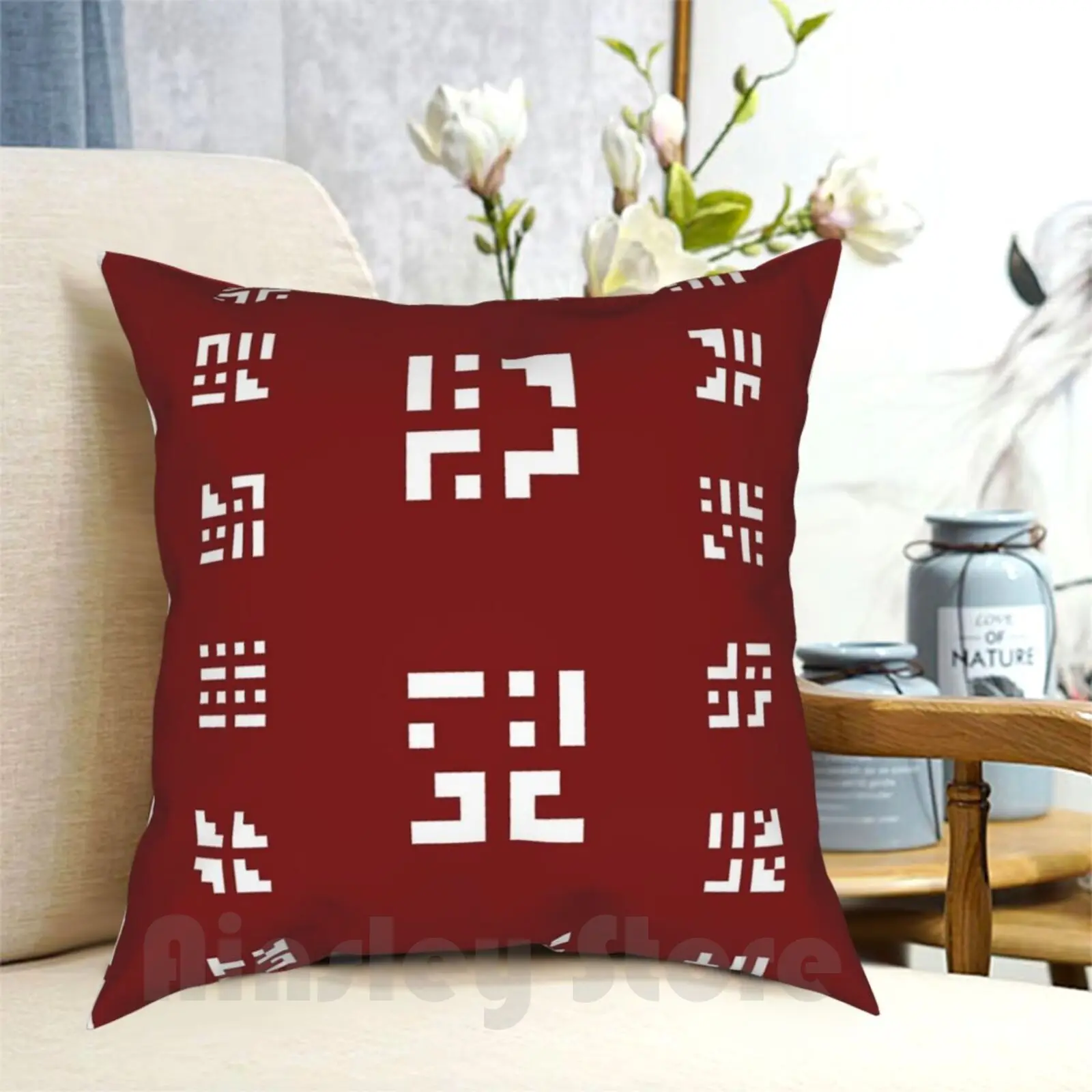 

Journey Red Scarf-Plain Pillow Case Printed Home Soft DIY Pillow cover Journey Red Game Ps3 Pattern Ribbon Road