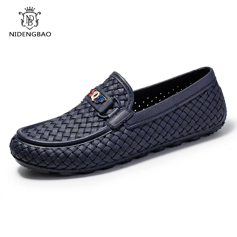 Мужские лоферы без шнуровки повседневные на плоской подошве Корейская версия