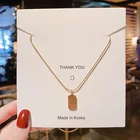 Для женщин Ювелирное Украшение, ожерелье на шею змея цифровой Got7 вырез Подвеска для лучших друзей золото подарок для подруги