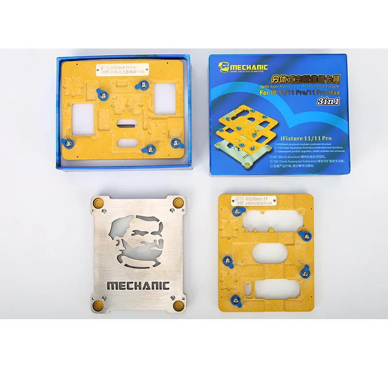 Фиксированный зажим для материнской платы MECHANIC 3 в 1, для IPhone 11 / 11PRO/ 11PRO Max, ремонт материнской платы A13
