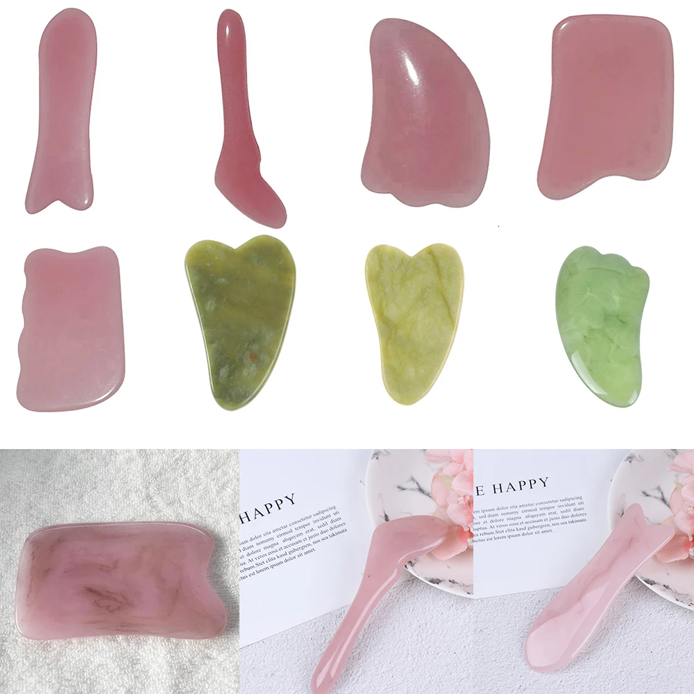 

Face Body SPA Massage Beeswax Guasha Scraping Massage Scraper Face Massager Acupuncture Gua Sha Board SPA Massage Tools